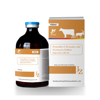 China Excellent quality Veterinary Butaphosphan And B12 Injection 2.5% 5% - Procain Penicillin G and Neomycin Sulfate Injection Jizhong Manufacture and Factory | Teamtop Pharmaceutical China Excellent quality Veterinary Butaphosphan And B12 Injection 2.5% 5% - Procain Penicillin G and Neomycin Sulfate Injection Jizhong Manufacture and Factory | Teamtop Pharmaceutical